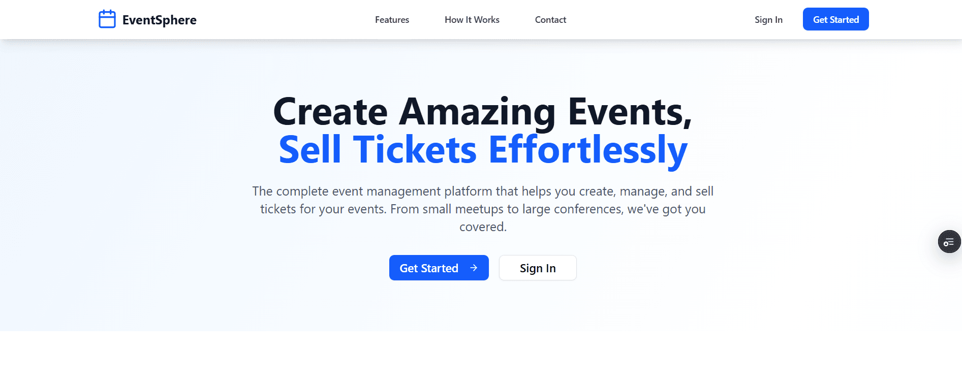 Event Discovery Portal